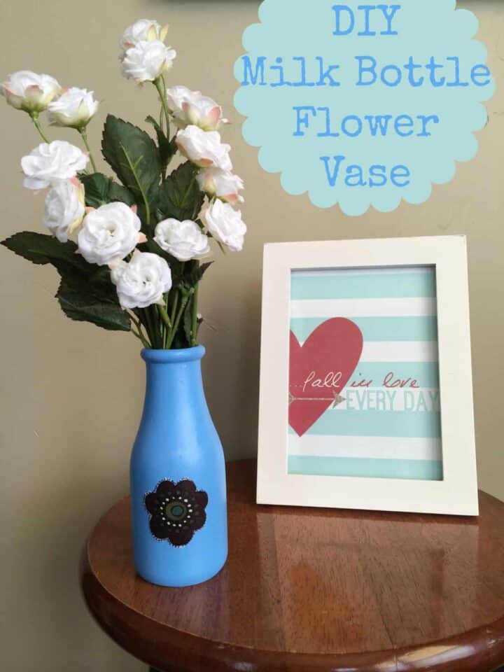 DIY 4th of July Milk Bottle Decorations A Sparkle of Genius