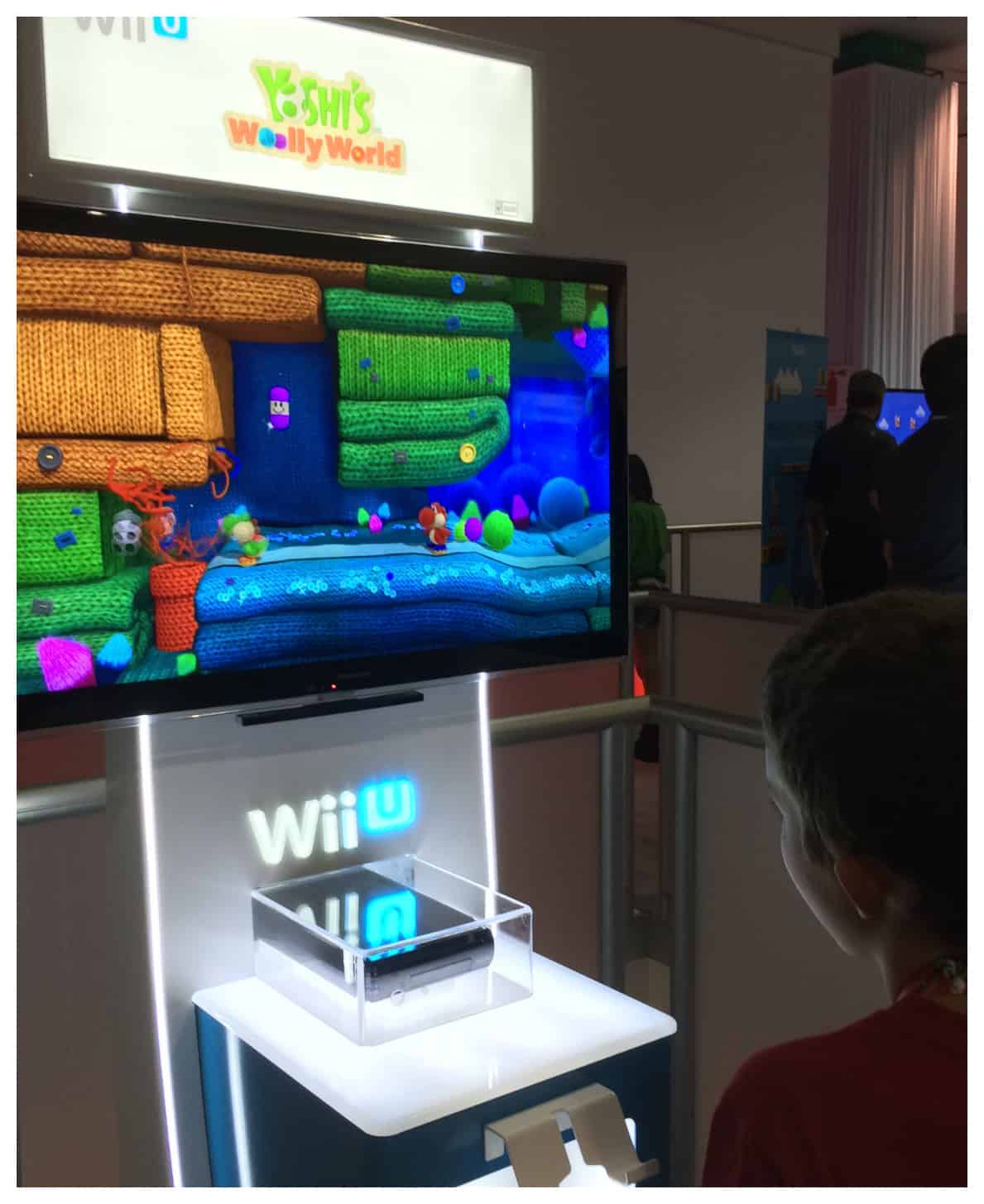 E3 Nintendo Kids Corner Event nintendokidscorner A Sparkle of Yoshi s Wooly World– Launch Date first half of 2015 for Wii U “Embark on a new Yoshi adventure in a world made from yarn cloth and textiles