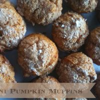 Mini Pumpkin Muffins