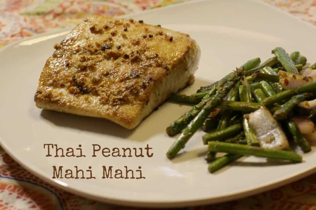 Mahi mahi vs salmon Best Thai Peanut Mahi Mahi A Sparkle of Genius