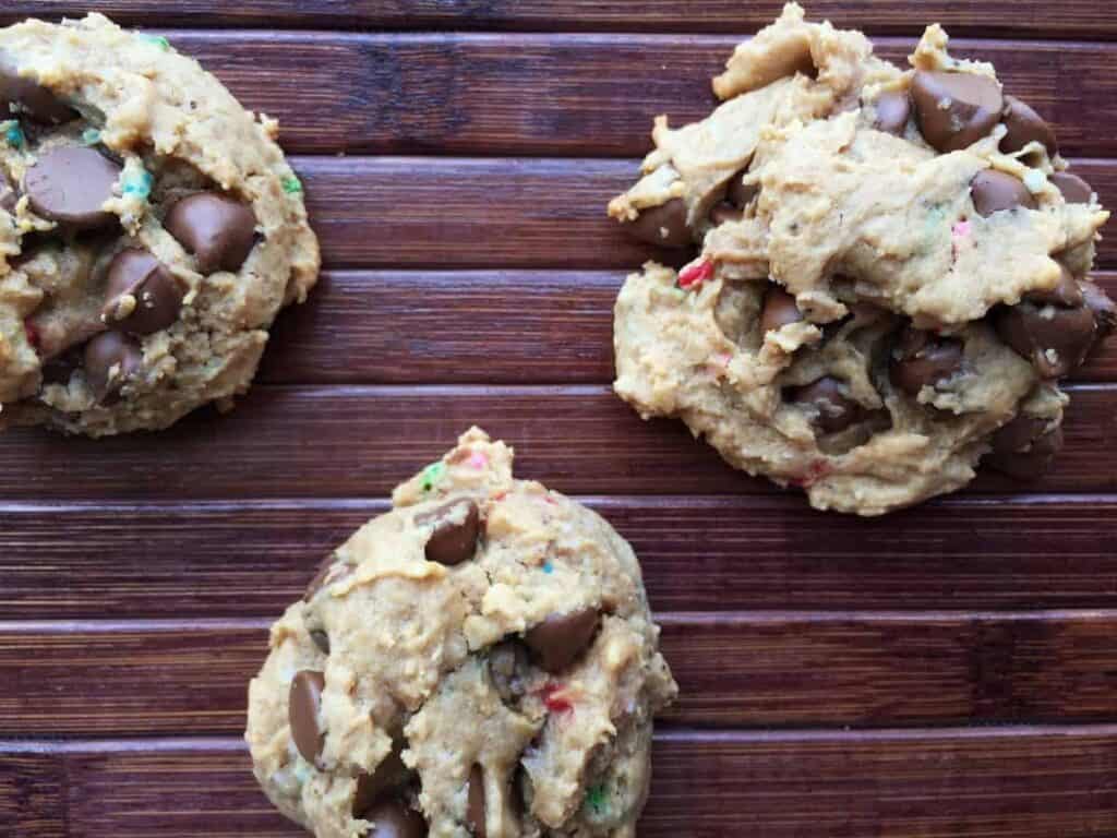 Peanut Butter Chocolate Chip Cookies with PB2