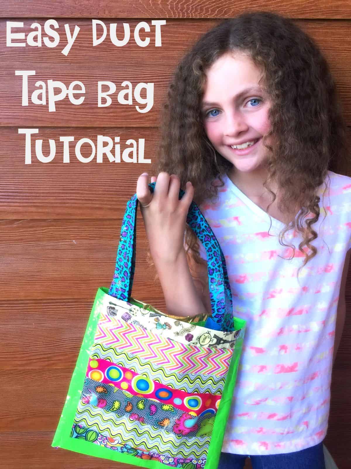 Duct Tape Bag Tutorial A Sparkle of Genius