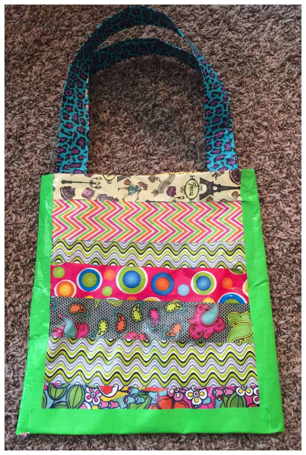 Duct Tape Bag Tutorial A Sparkle of Genius