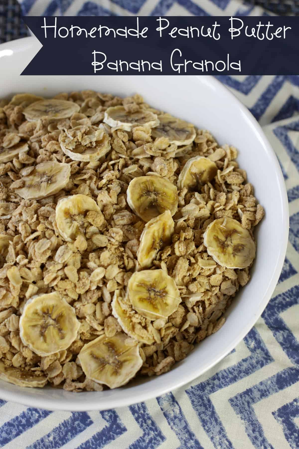 Peanut Butter Banana Granola A Sparkle of Genius