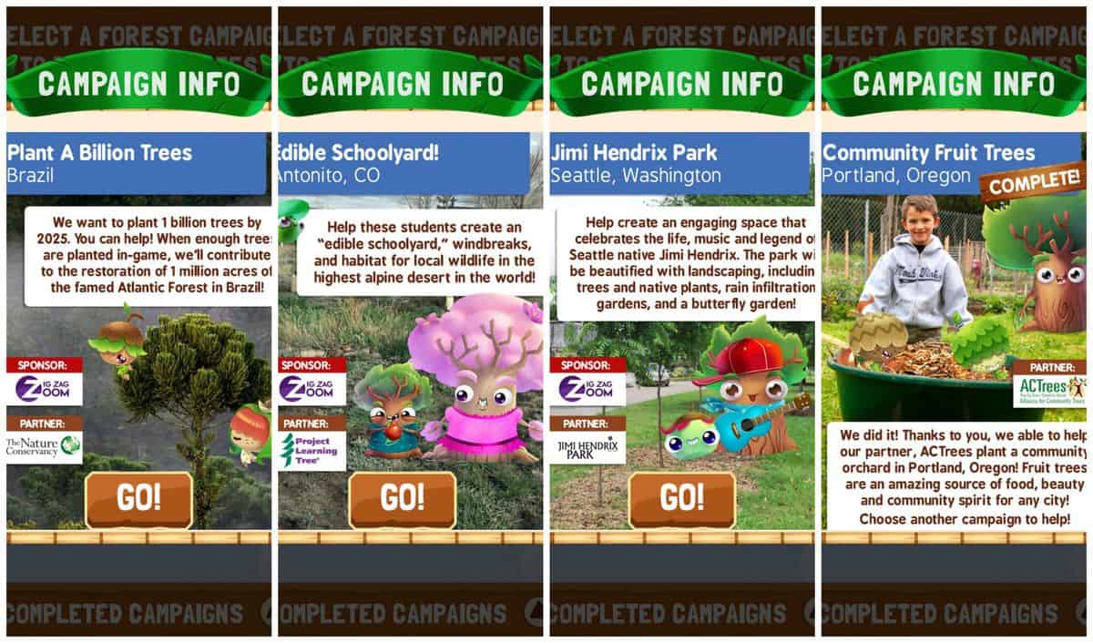 Tree Story the Mobile Game that helps change the World