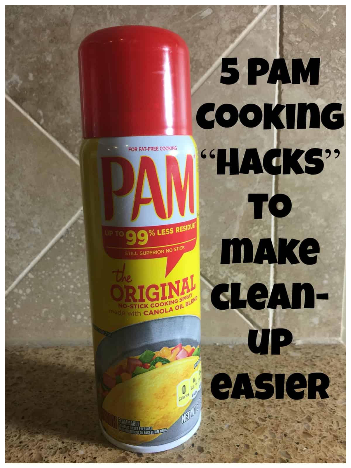 5 PAM Cooking “Hacks” to make cleanup easier