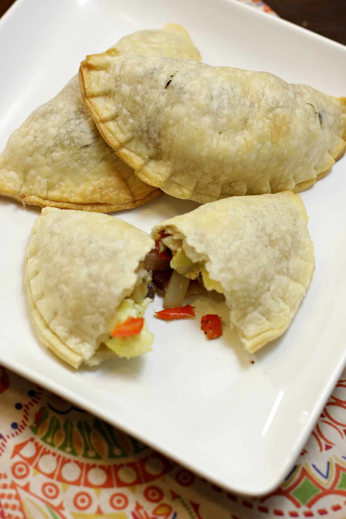 Potato, Egg and Veggie Breakfast Empanadas