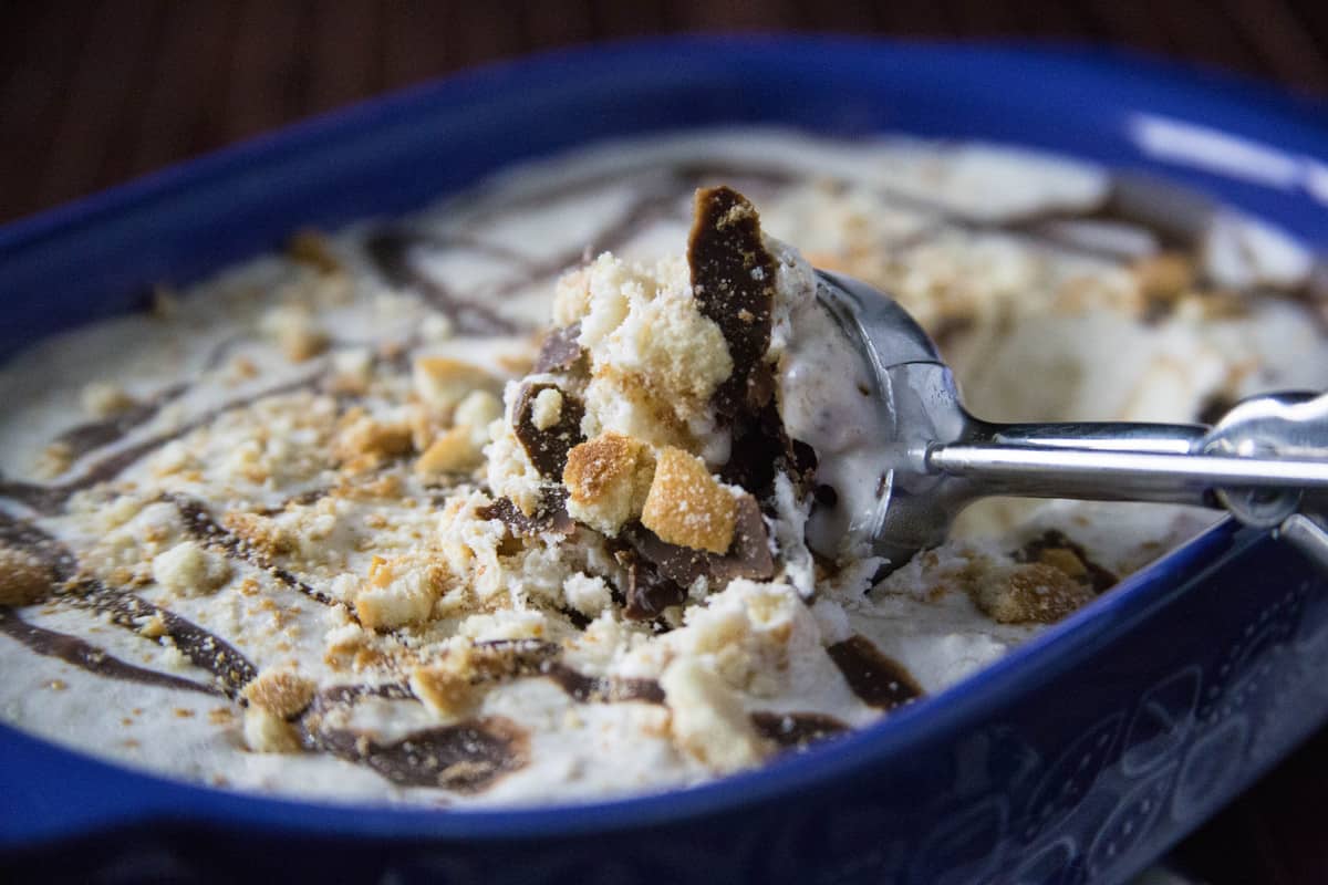 Easy No Churn Banana Cream Pie Ice Cream