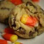 A plate of food, with Chocolate chip