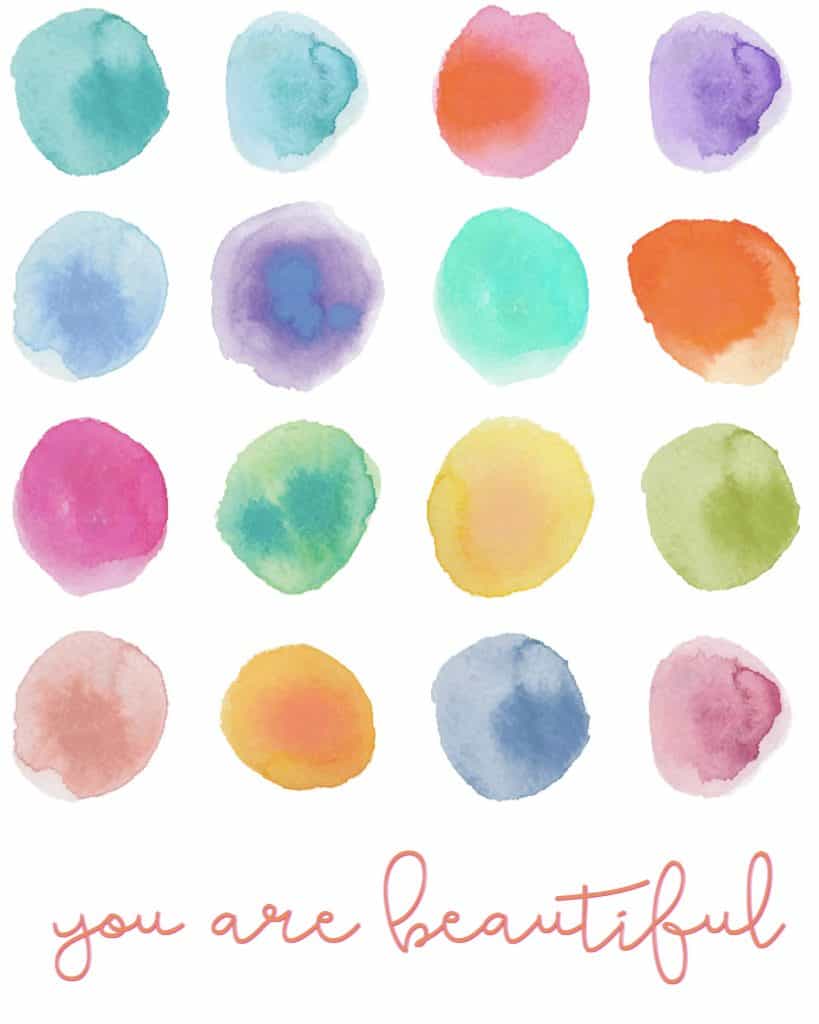 12 Free Inspirational Polka Dot Printables