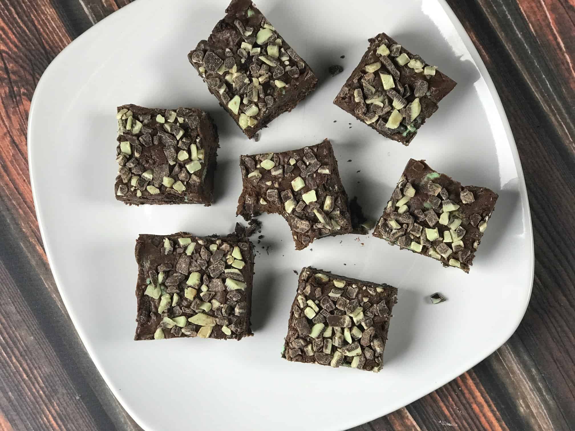 Easy Oreo Mint Fudge A piece of chocolate cake on a plate, with Fudge and Recipes