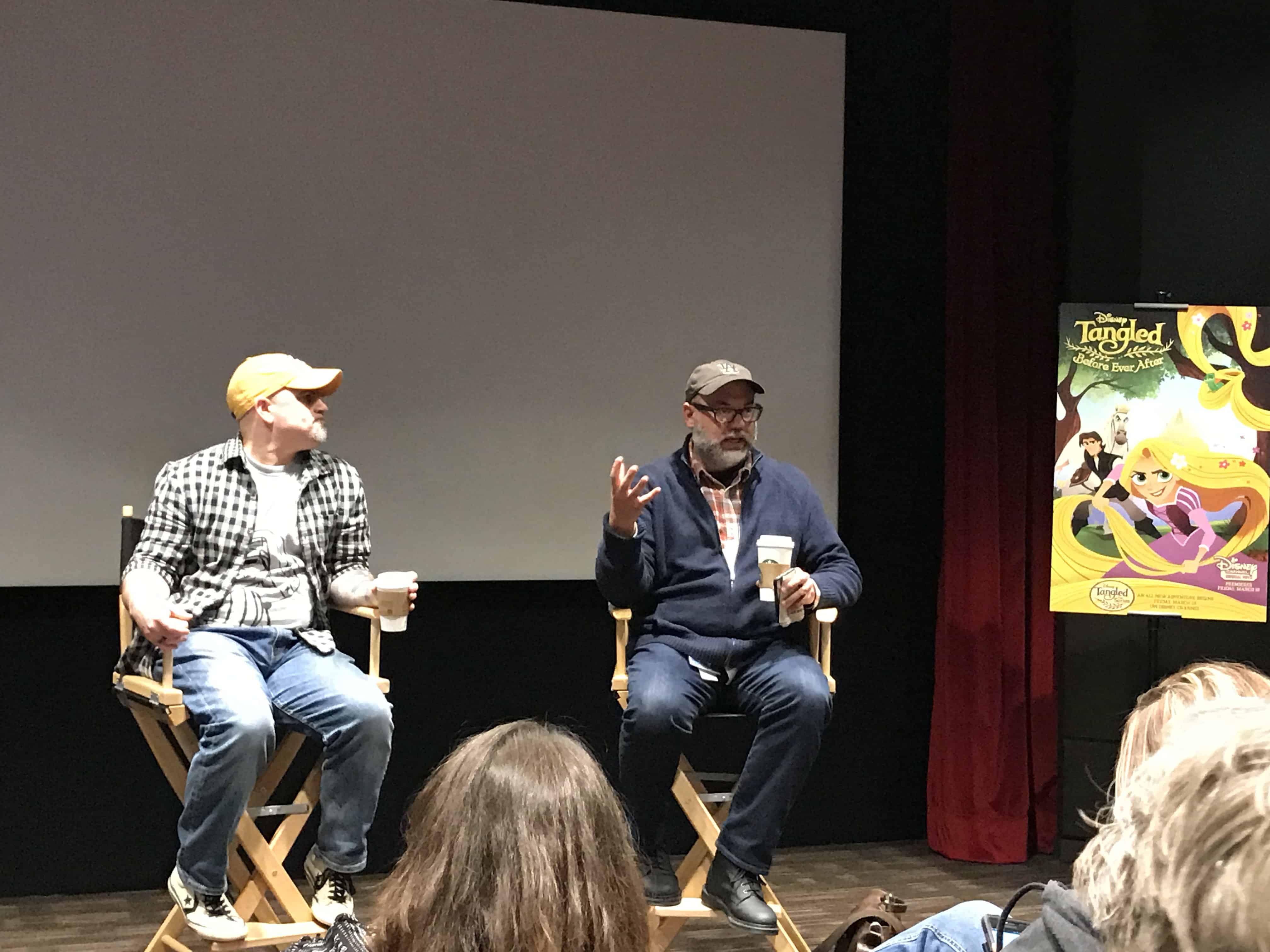 A group of people in a room