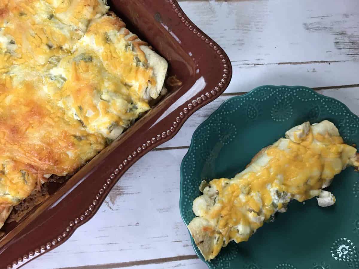 A meal of cheese and tortilla on a table
