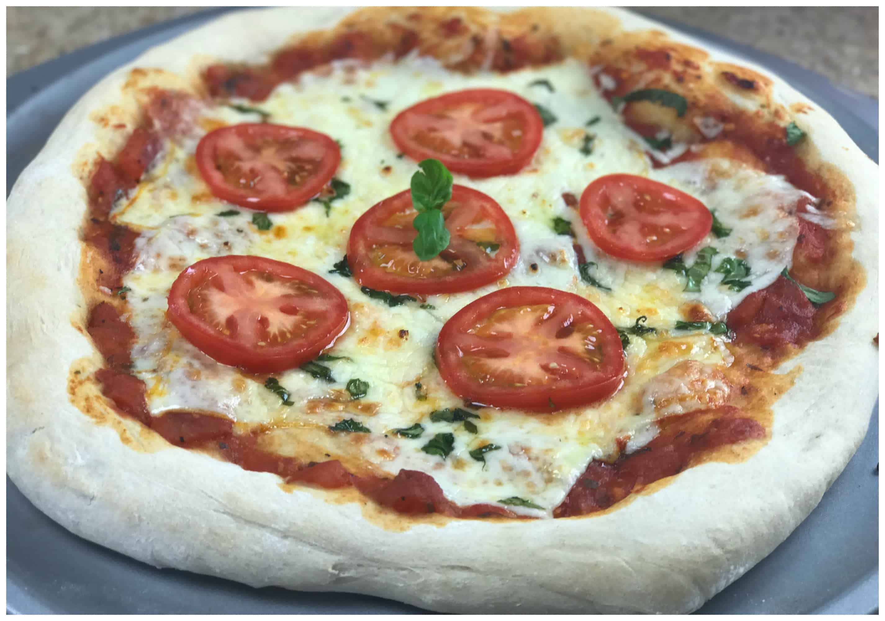 A large pepperoni pizza