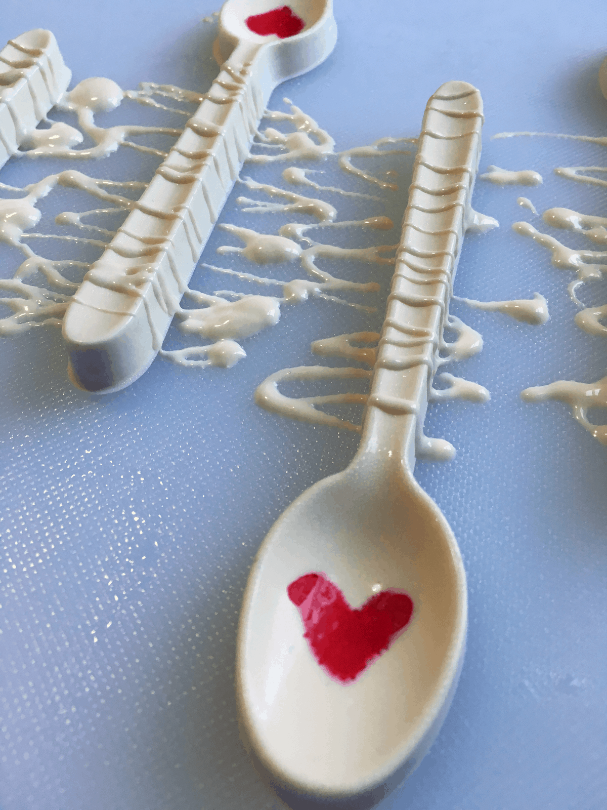 How to make an Easy Chocolate Candy Spoon with Heart
