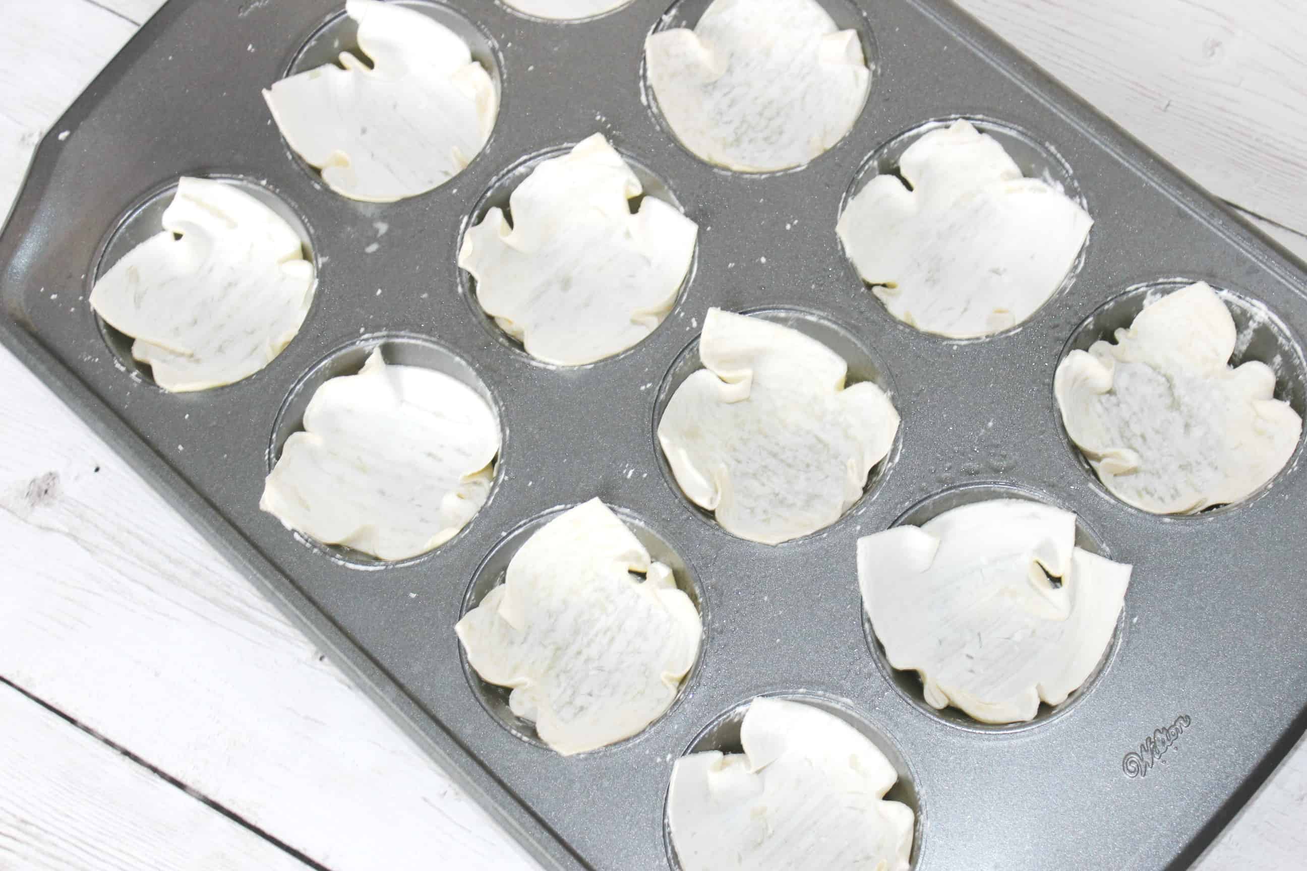 Ingredients in cookie sheet