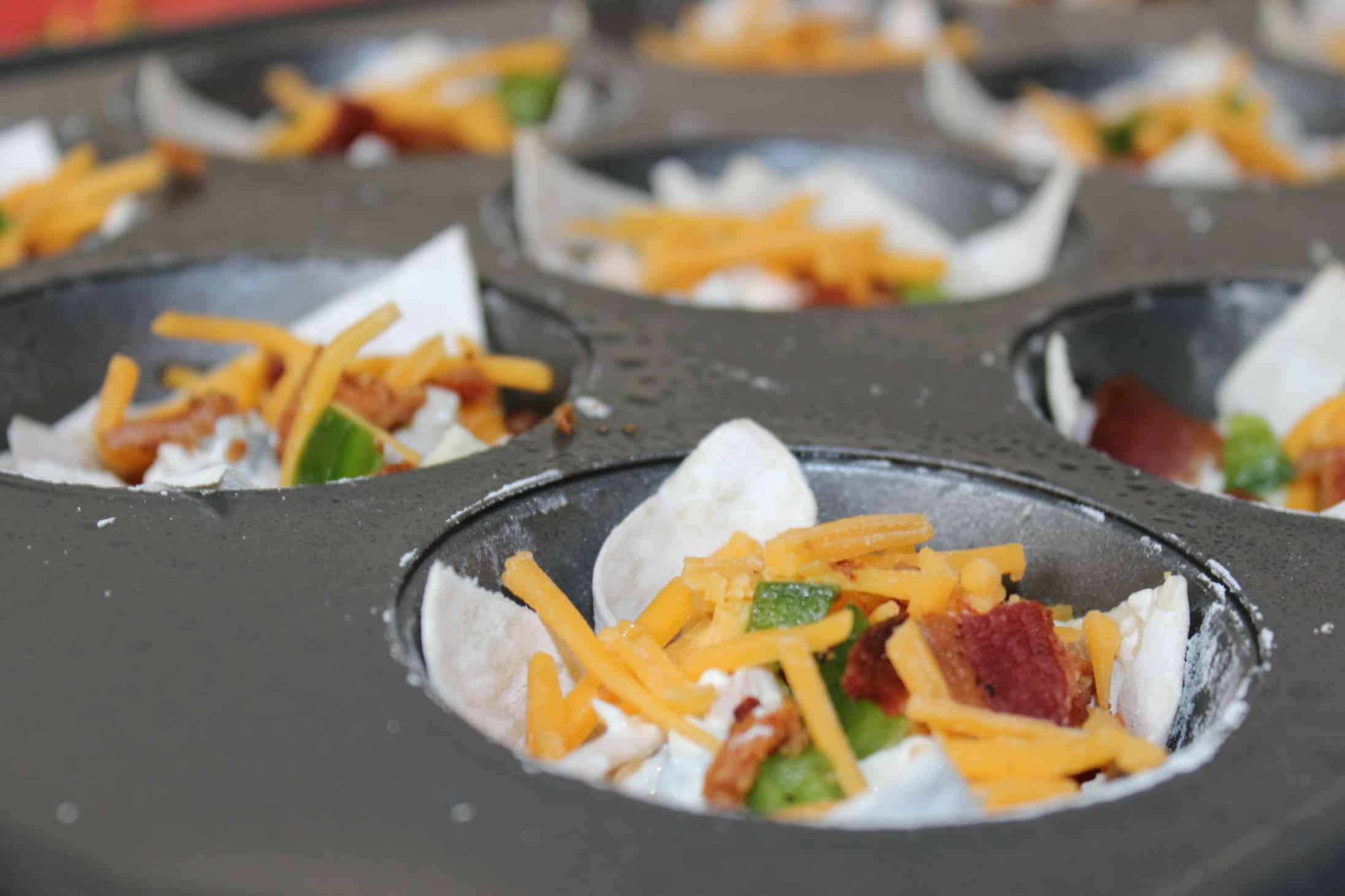 A plate of food on a table
