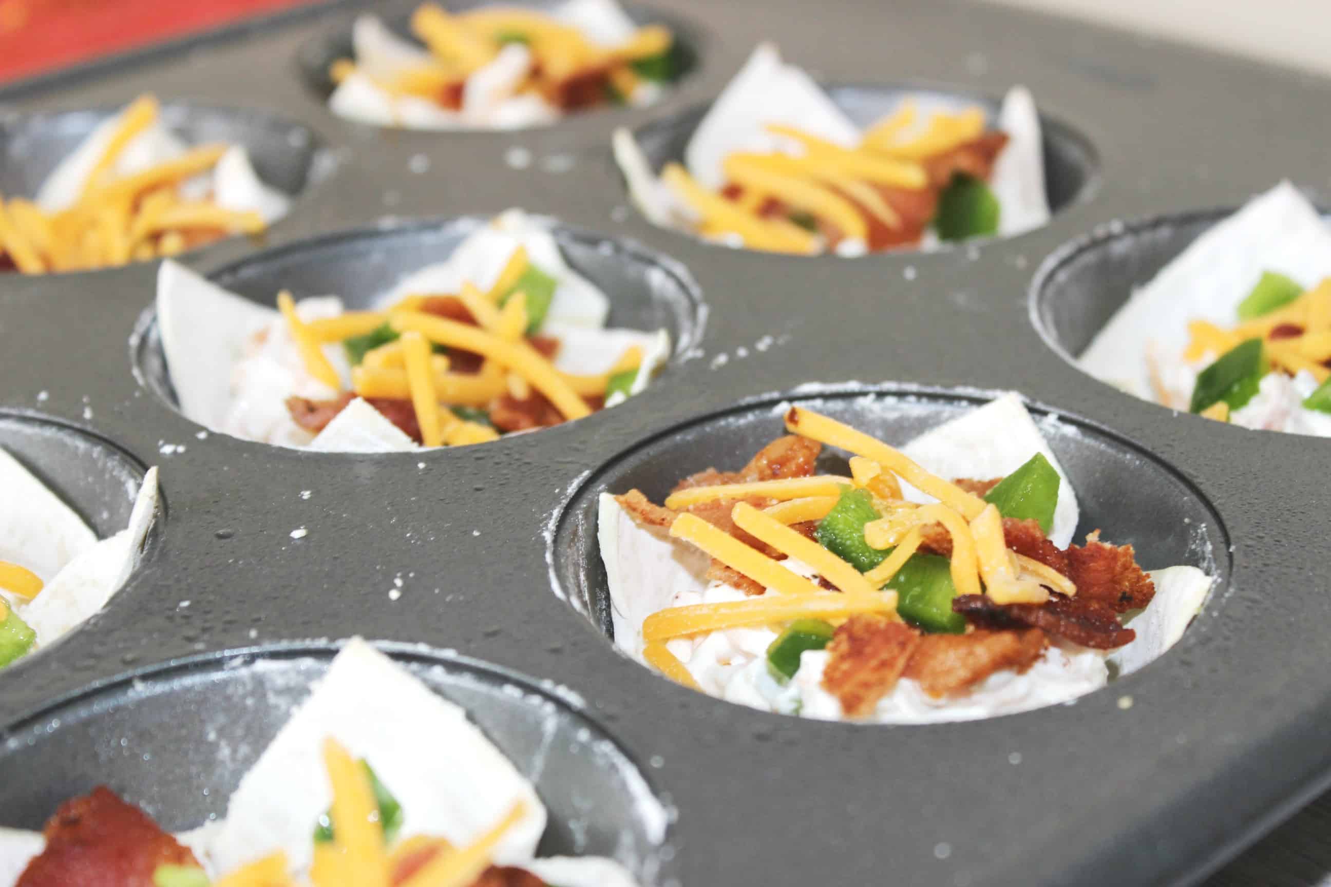 A tray of food on a plate