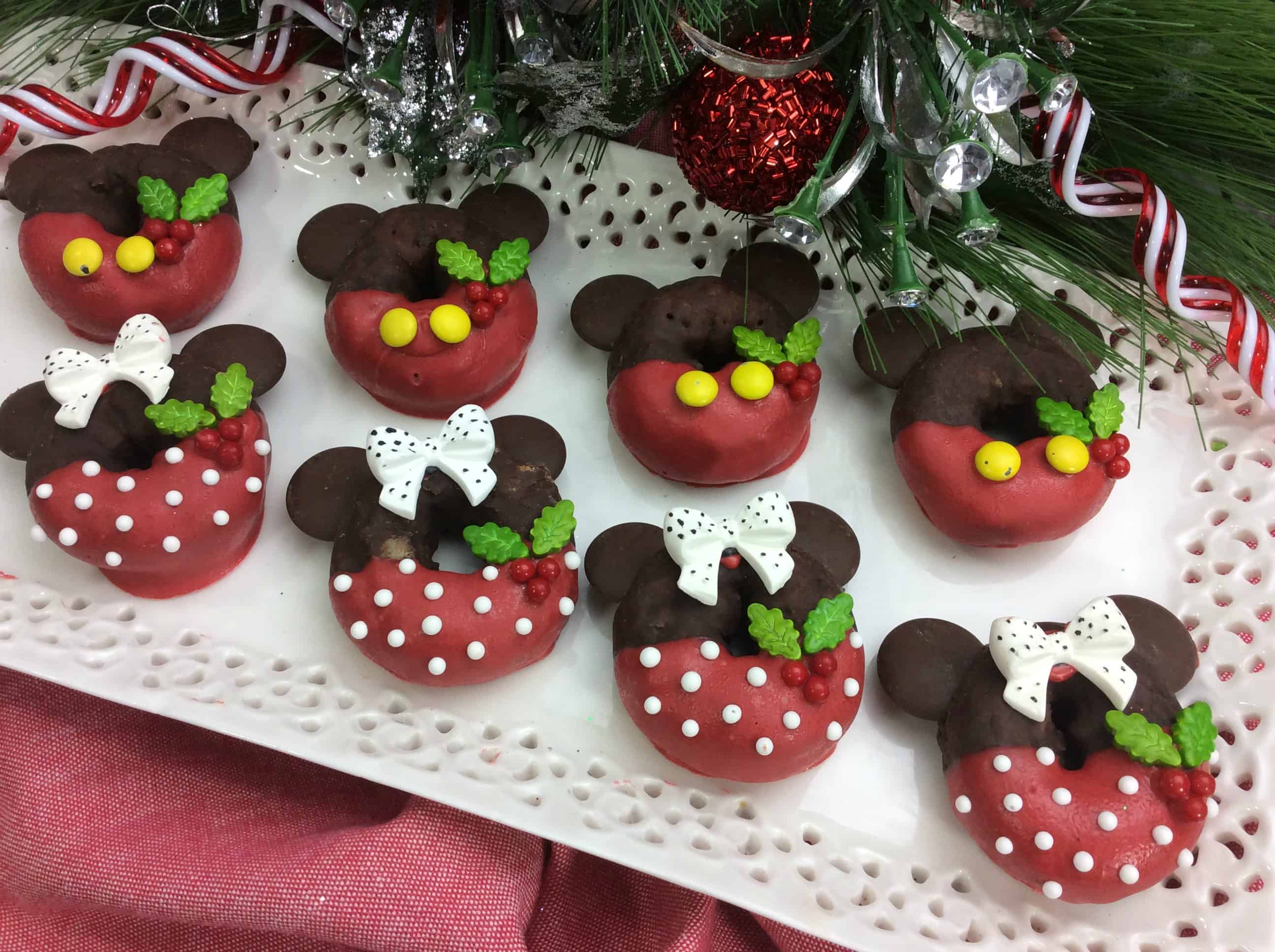 Food on a table, with Holiday and Doughnut
