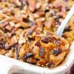A close up of food