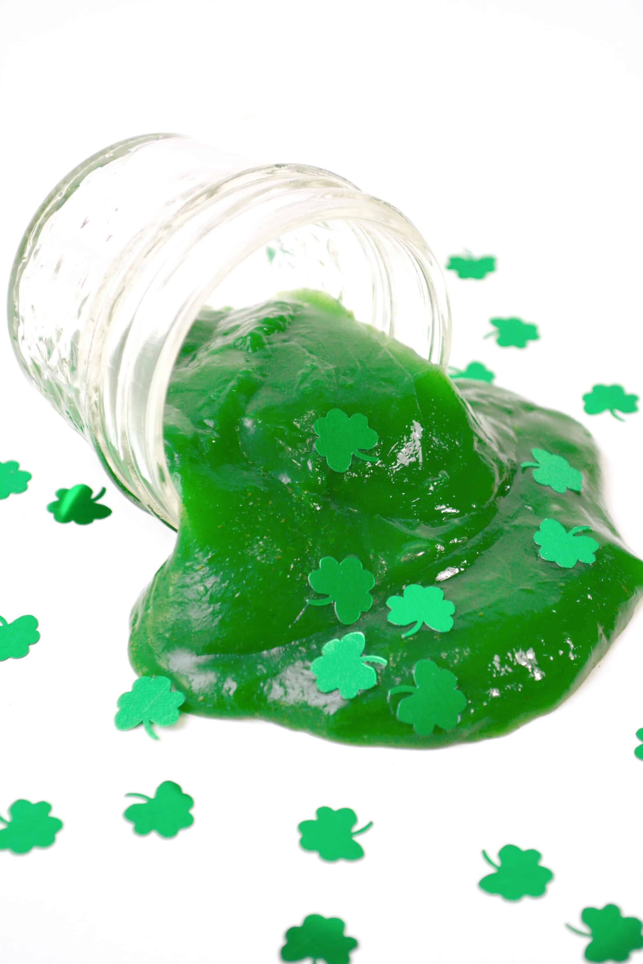 Saint Patricks Day Slime- Easy St. Patricks Day Slime Recipe