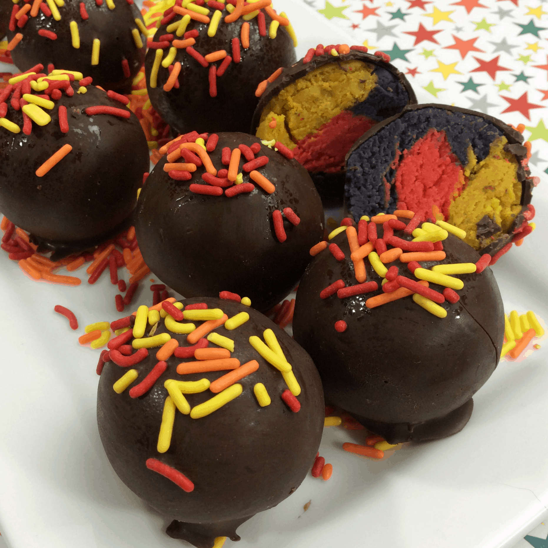 Mardi Gras Cake Balls Homemade Cake Ball Recipe