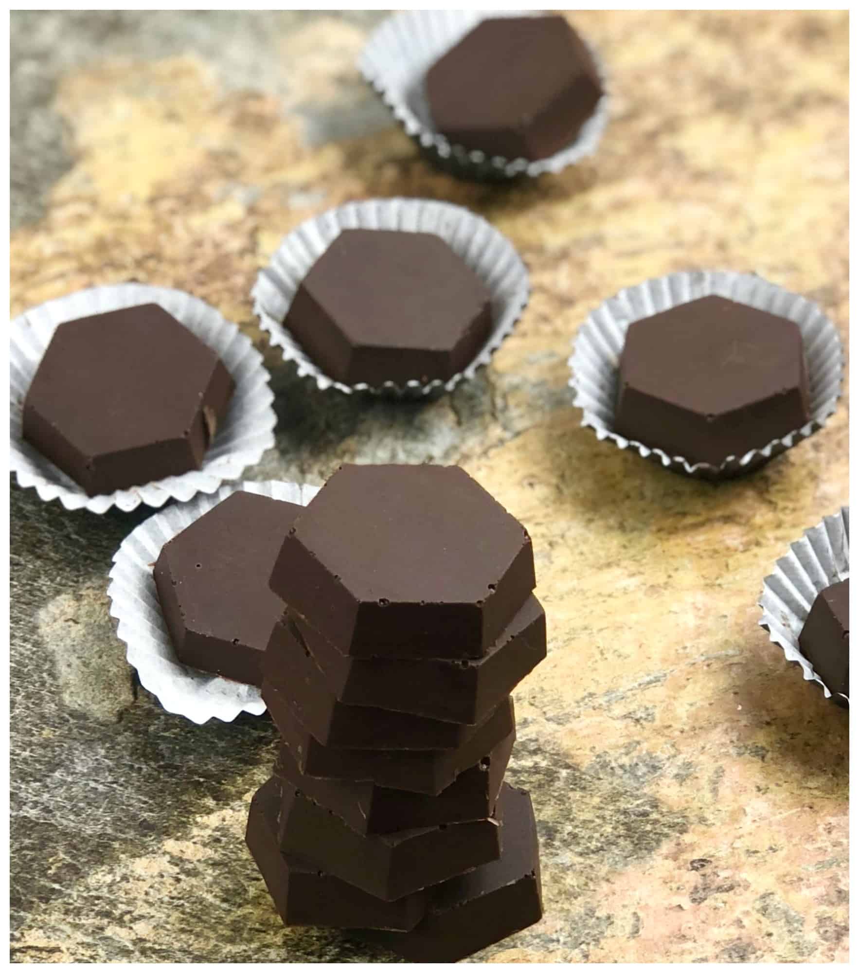 Chocolate and table