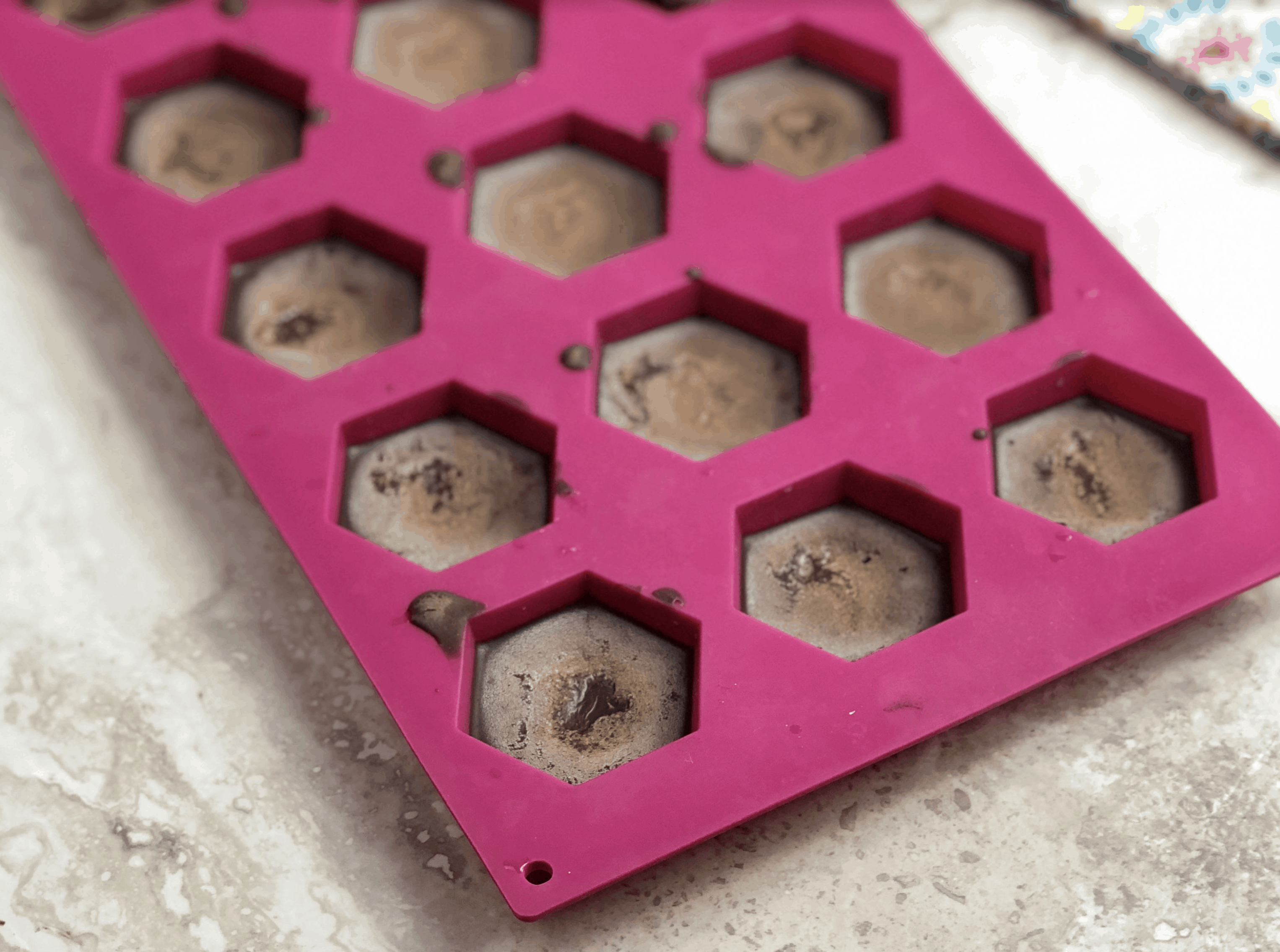 A close up of chocolate