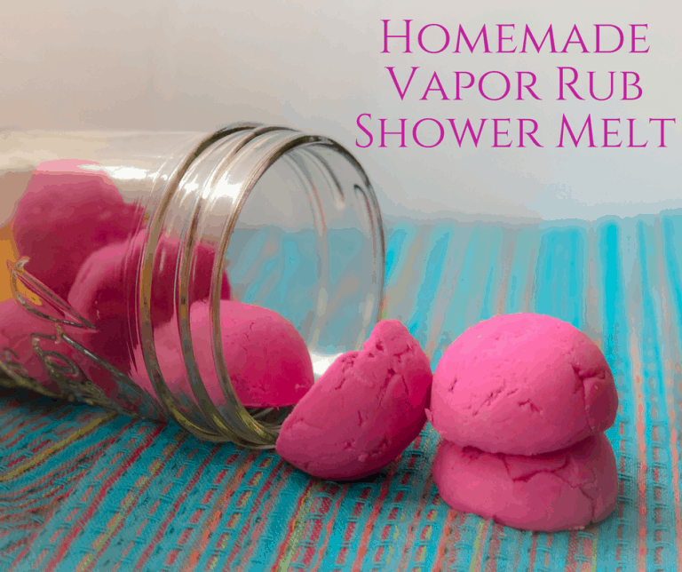 Homemade Vapor Rub Shower Melts A Sparkle of Genius