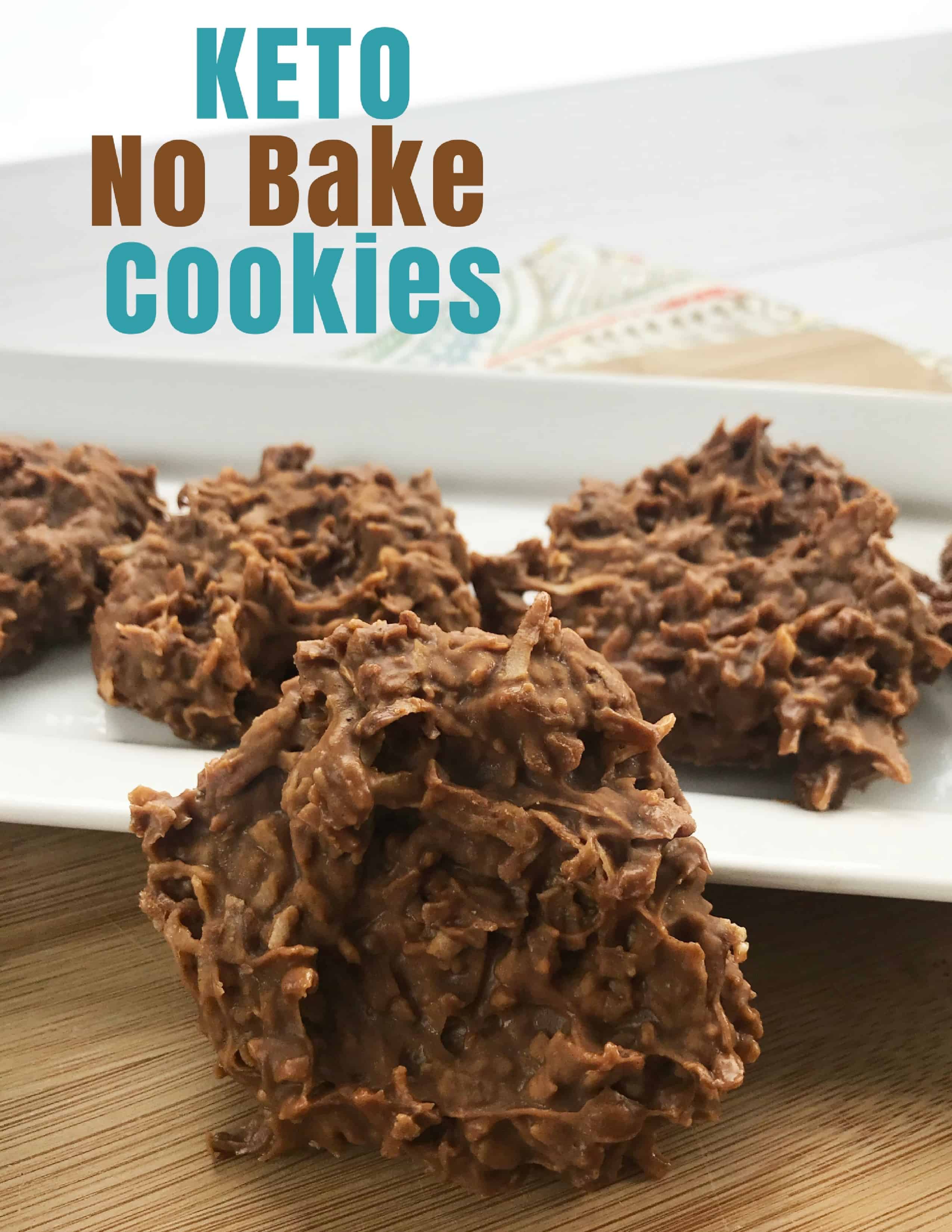 Keto No Bake Cookie Recipe Cookie and Peanut butter