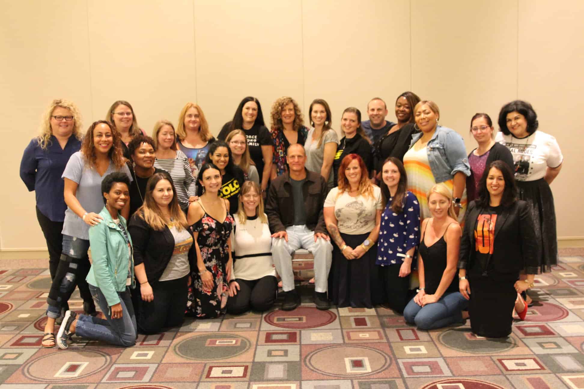 A group of people posing for a photo