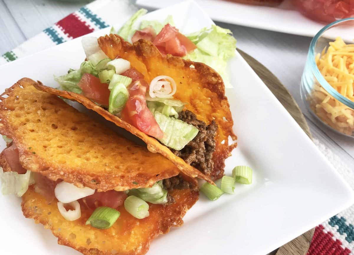 Keto Tacos with Cheese Shells Make Your Own Cheese Taco Shells