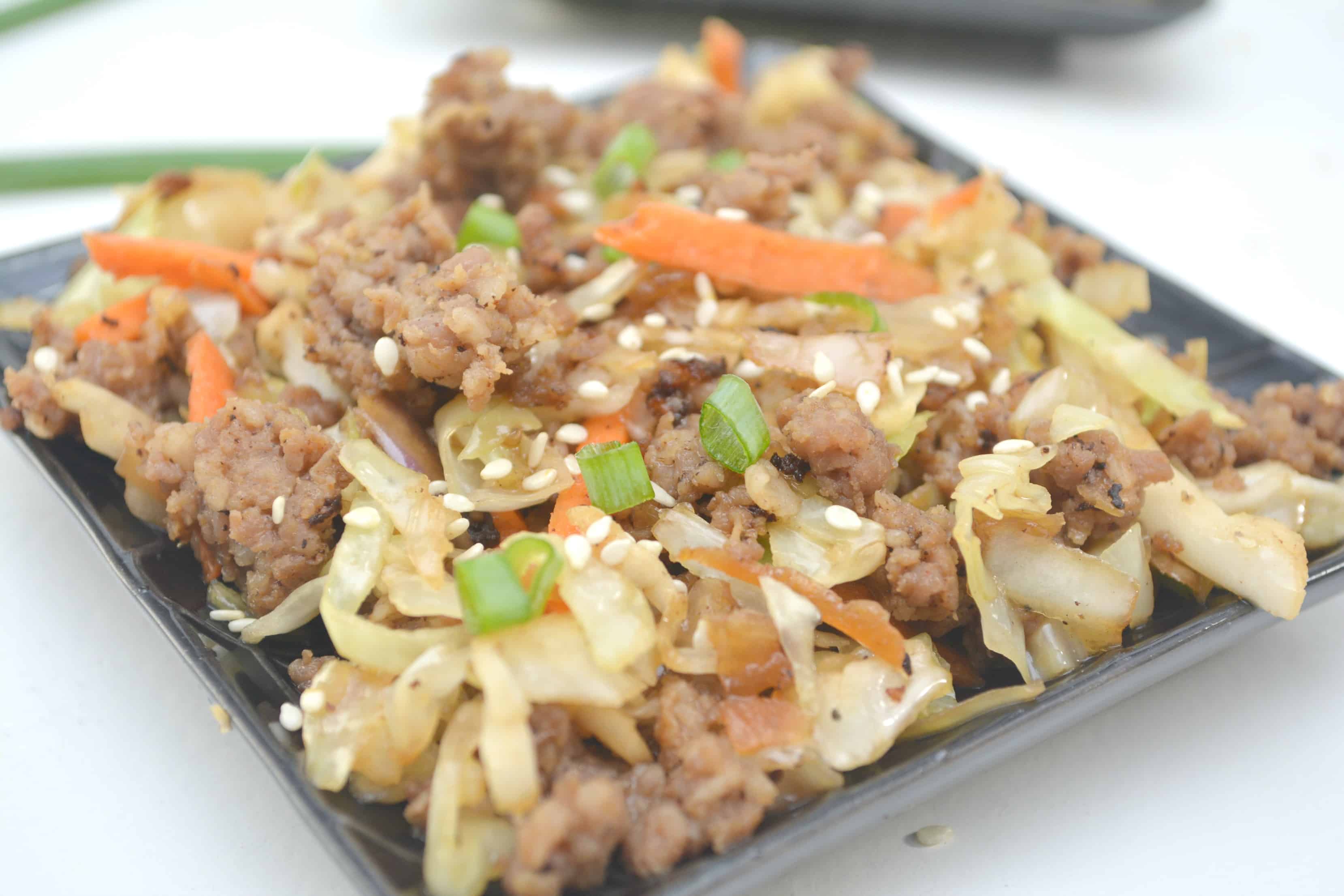 Keto Egg Roll in a Bowl Keto Main Dish Recipe