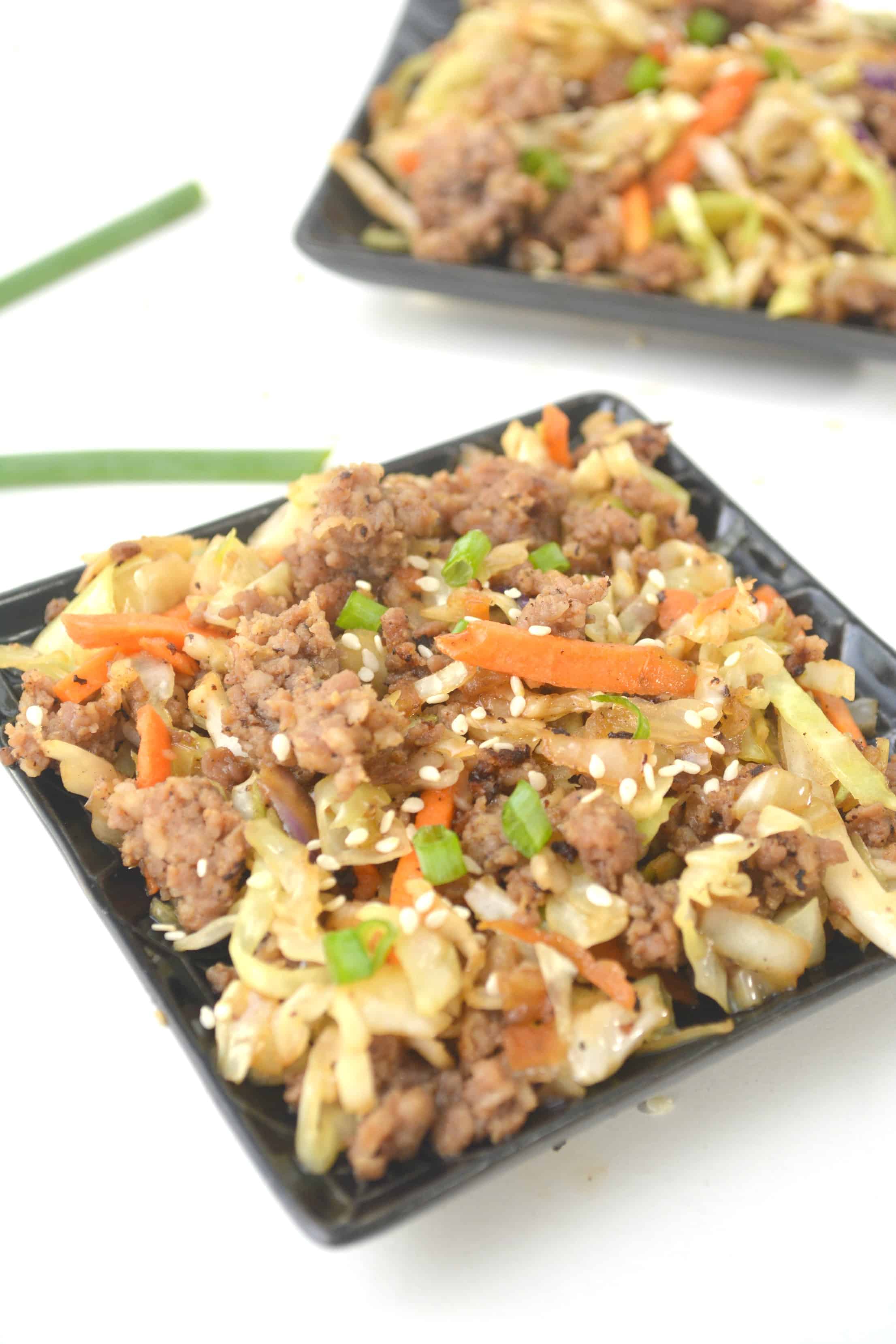 Keto Egg Roll in a Bowl Keto Main Dish Recipe