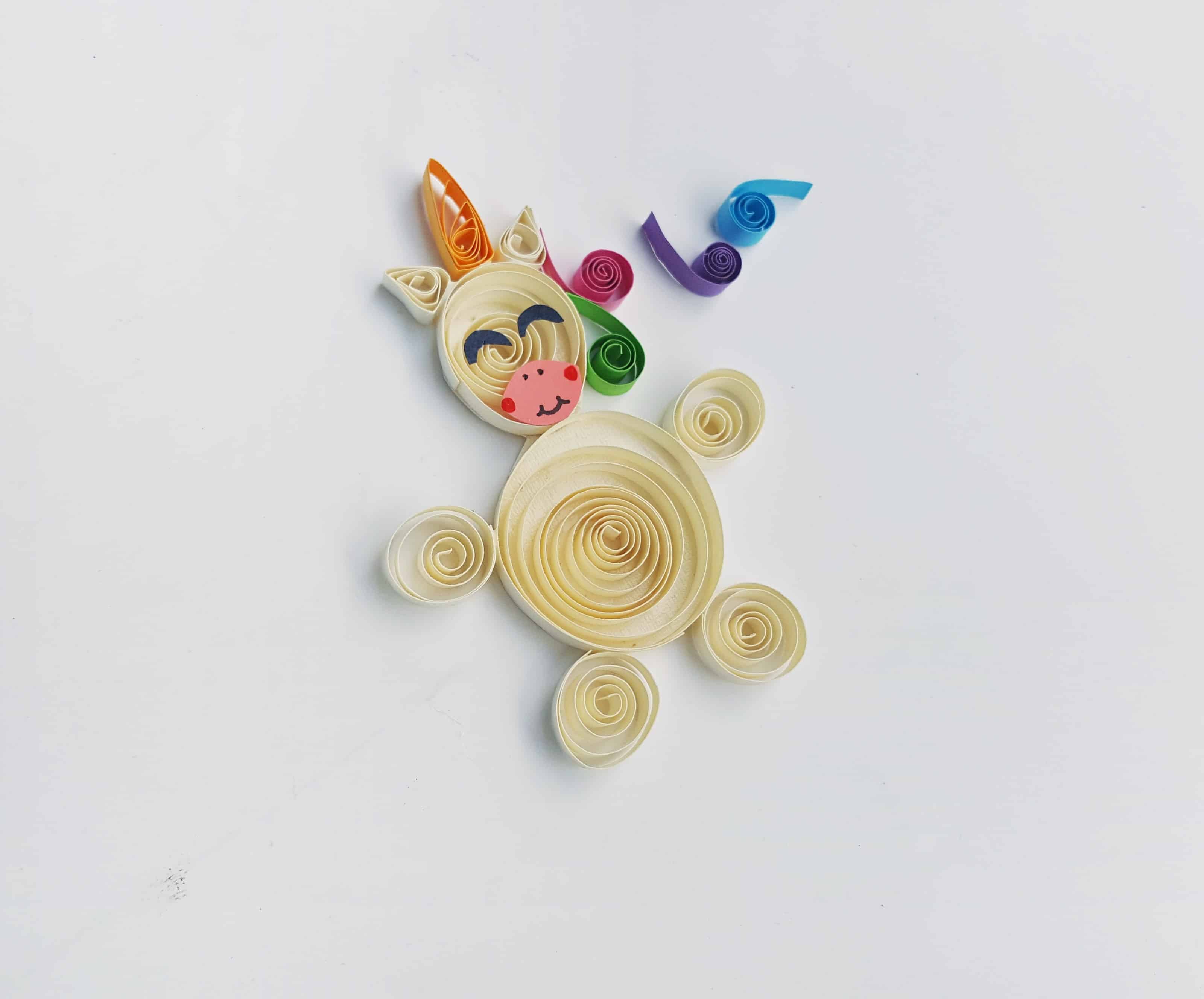 Quilled Unicorn Paper Quilling Art A Sparkle of Genius