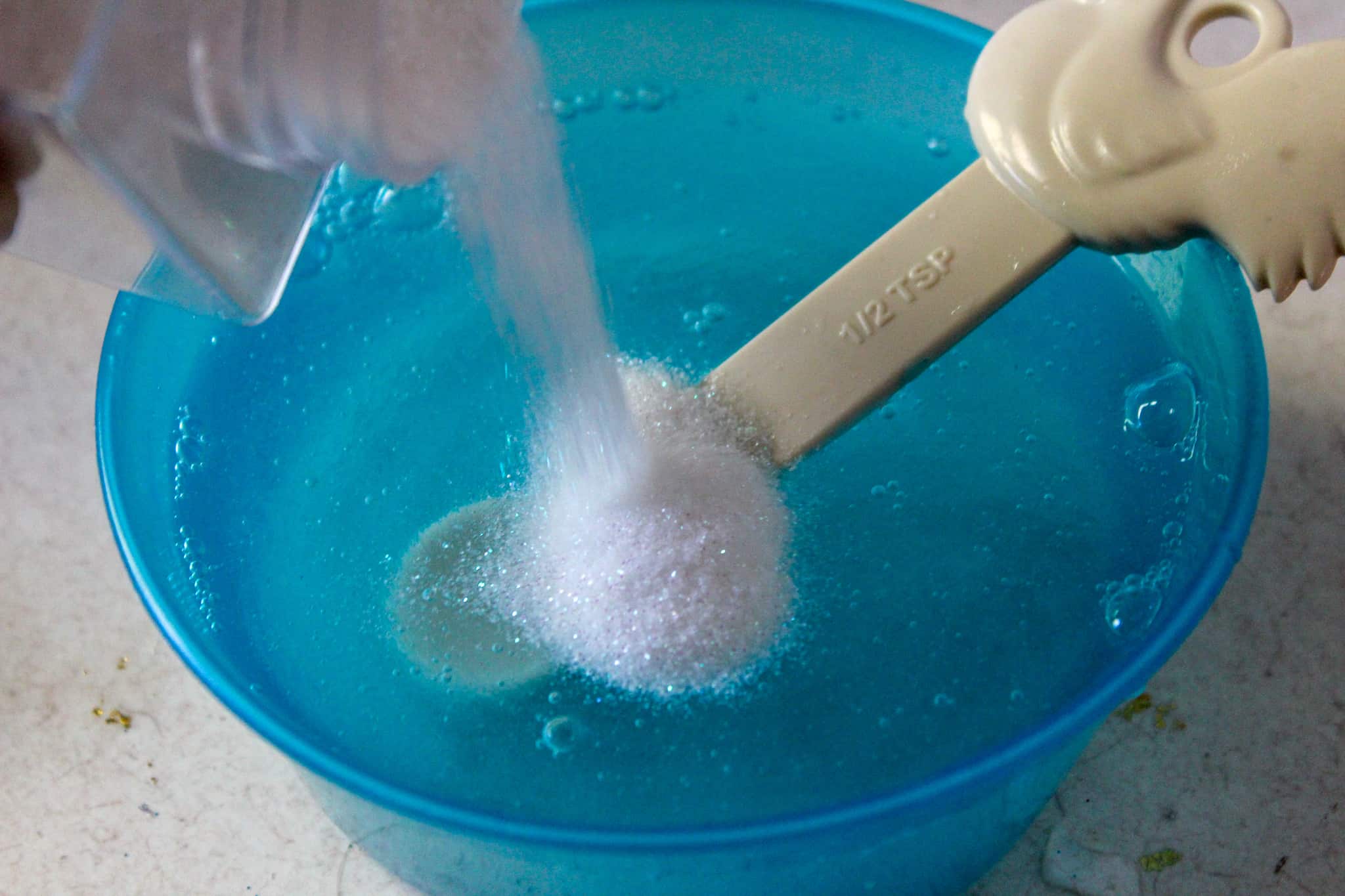 Crunchy Slime Recipe with Foam Beads A Sparkle of Genius