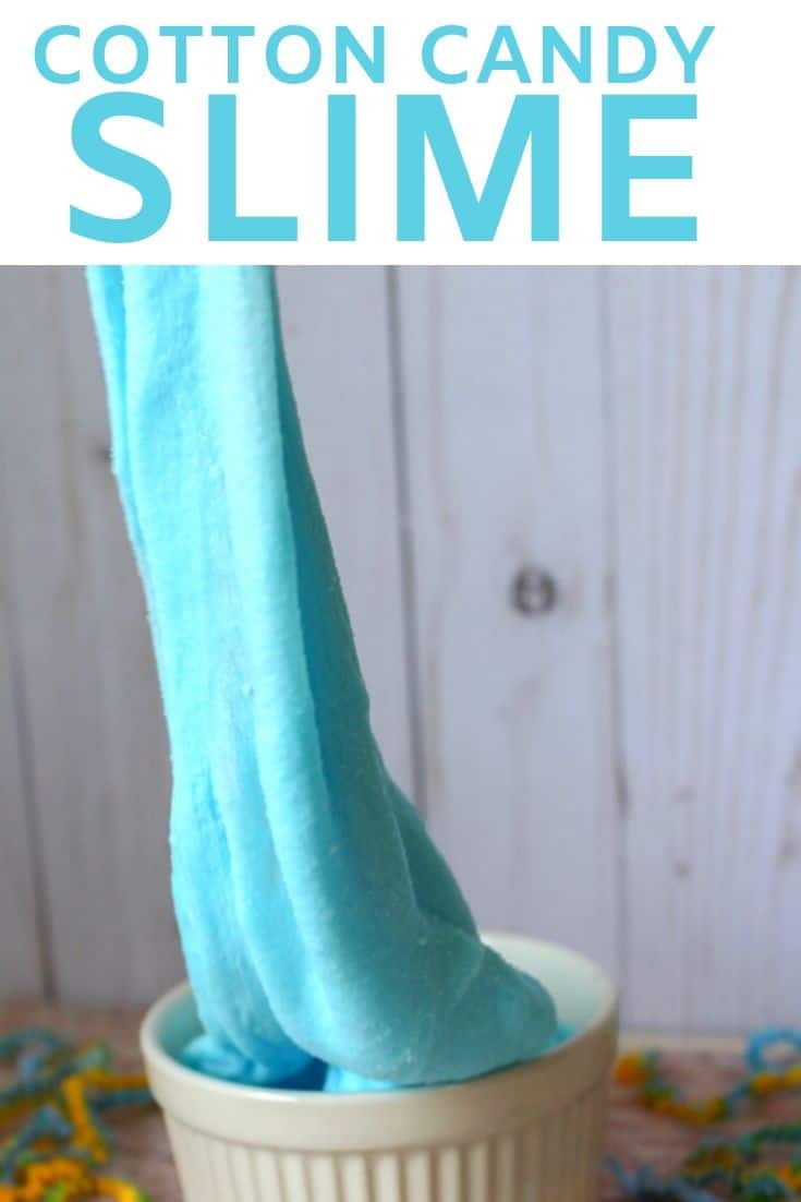 A blue and white slime