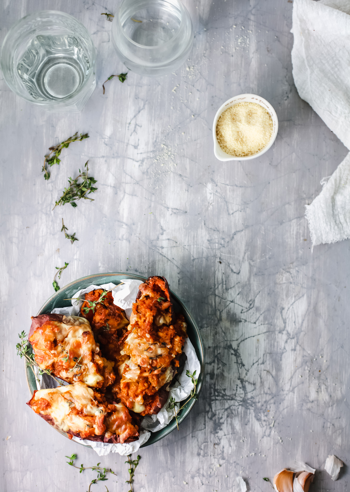 Sweet potato sitting on top of a table