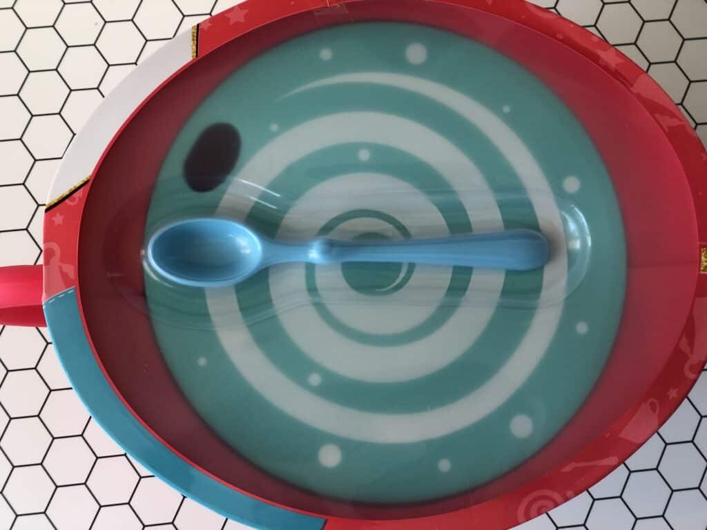 top view of kids toy