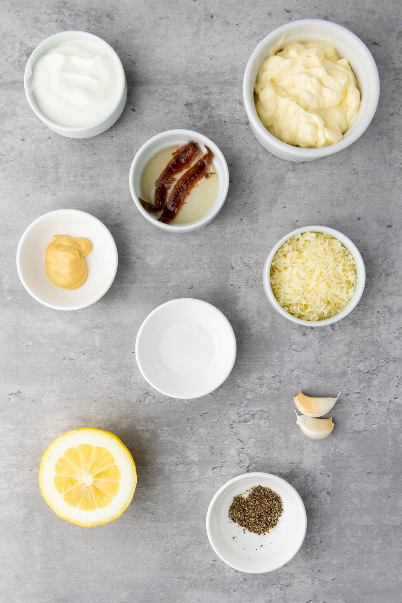 Caesar salad dressing ingredients