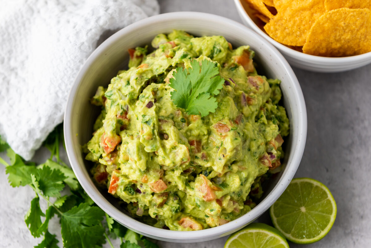 bowl of guacamole