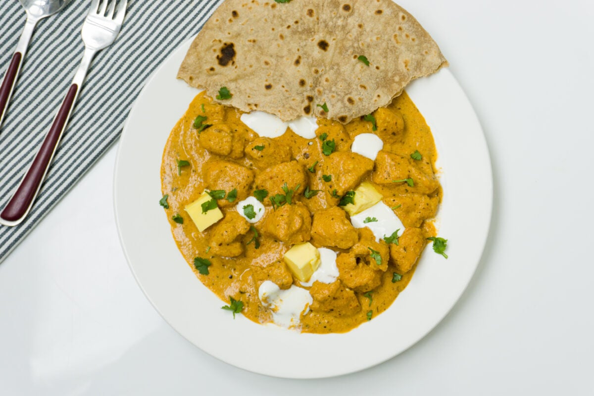 Indian food on a plate