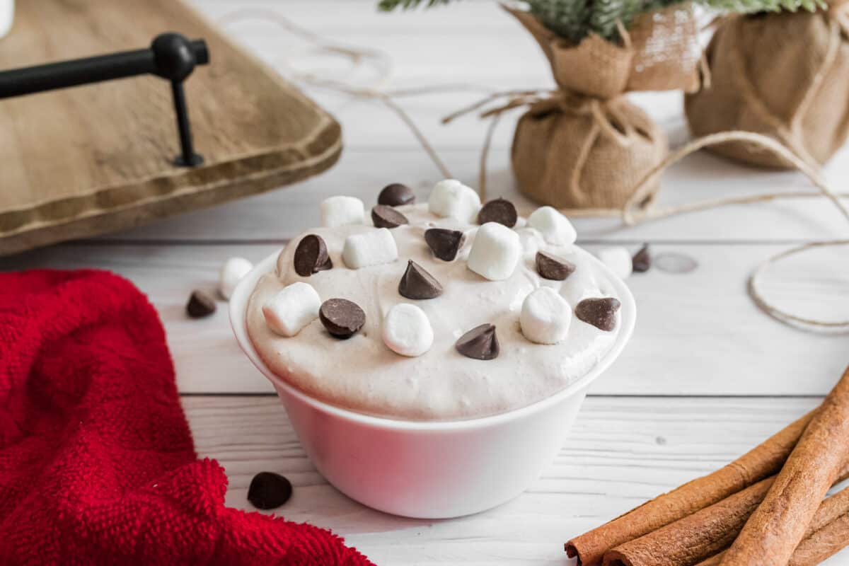 easy hot cocoa dip
