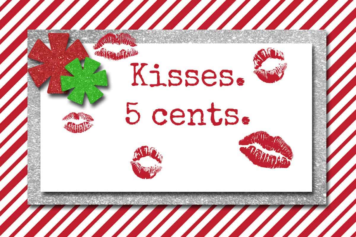 elf on the shelf kissing booth free printable
