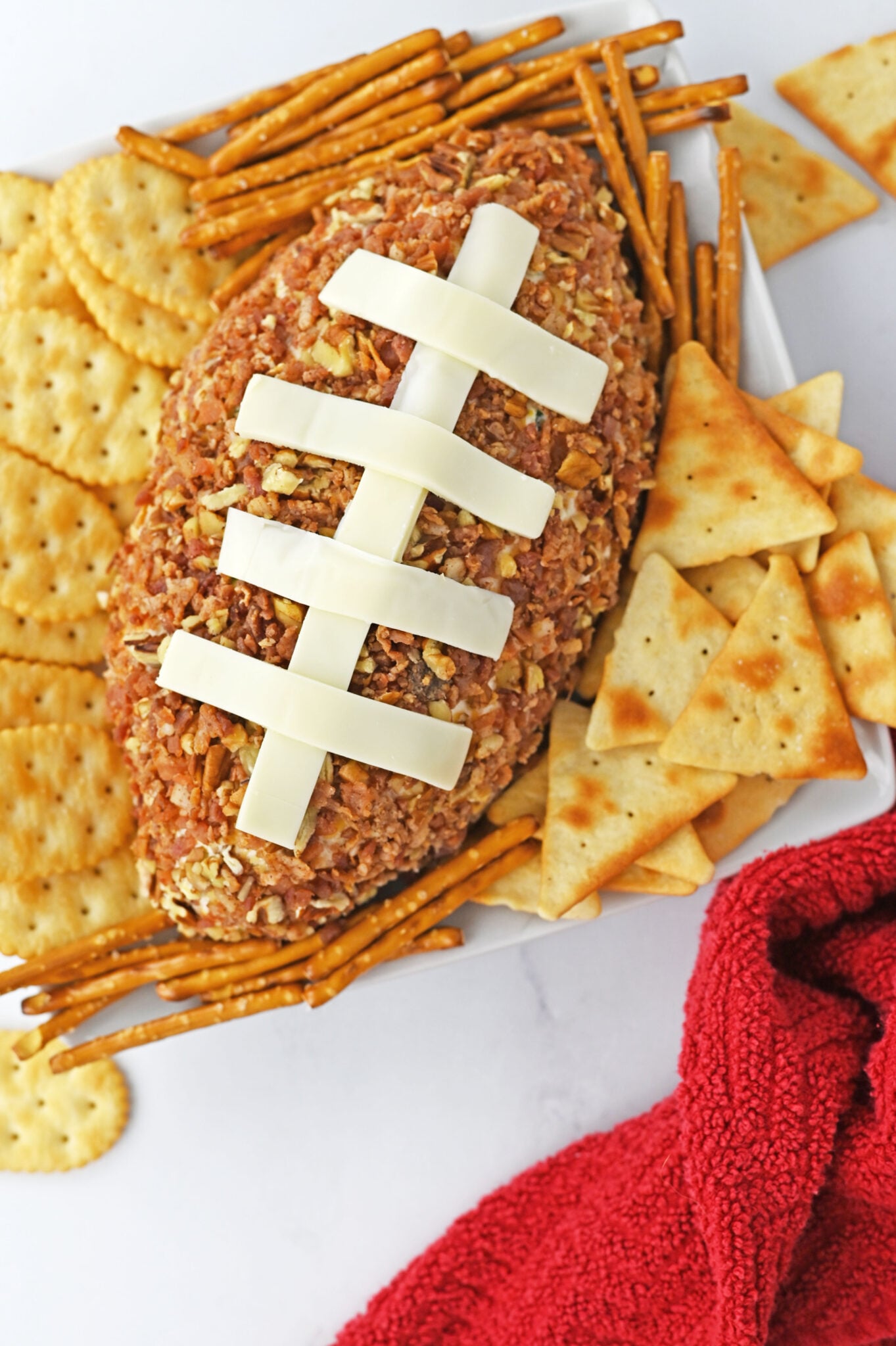 football charcuterie board ideas