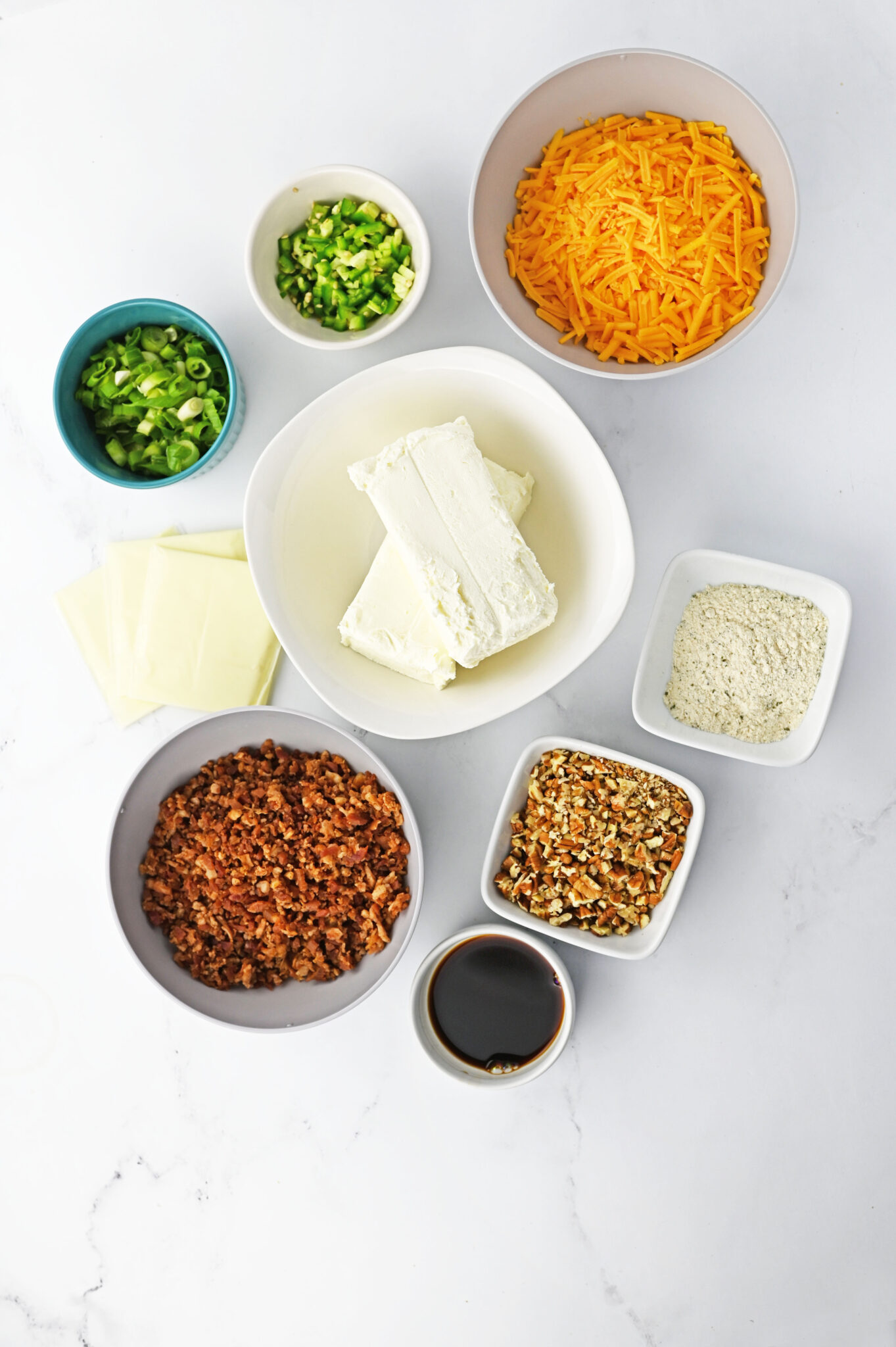 Ingredients for cheeball