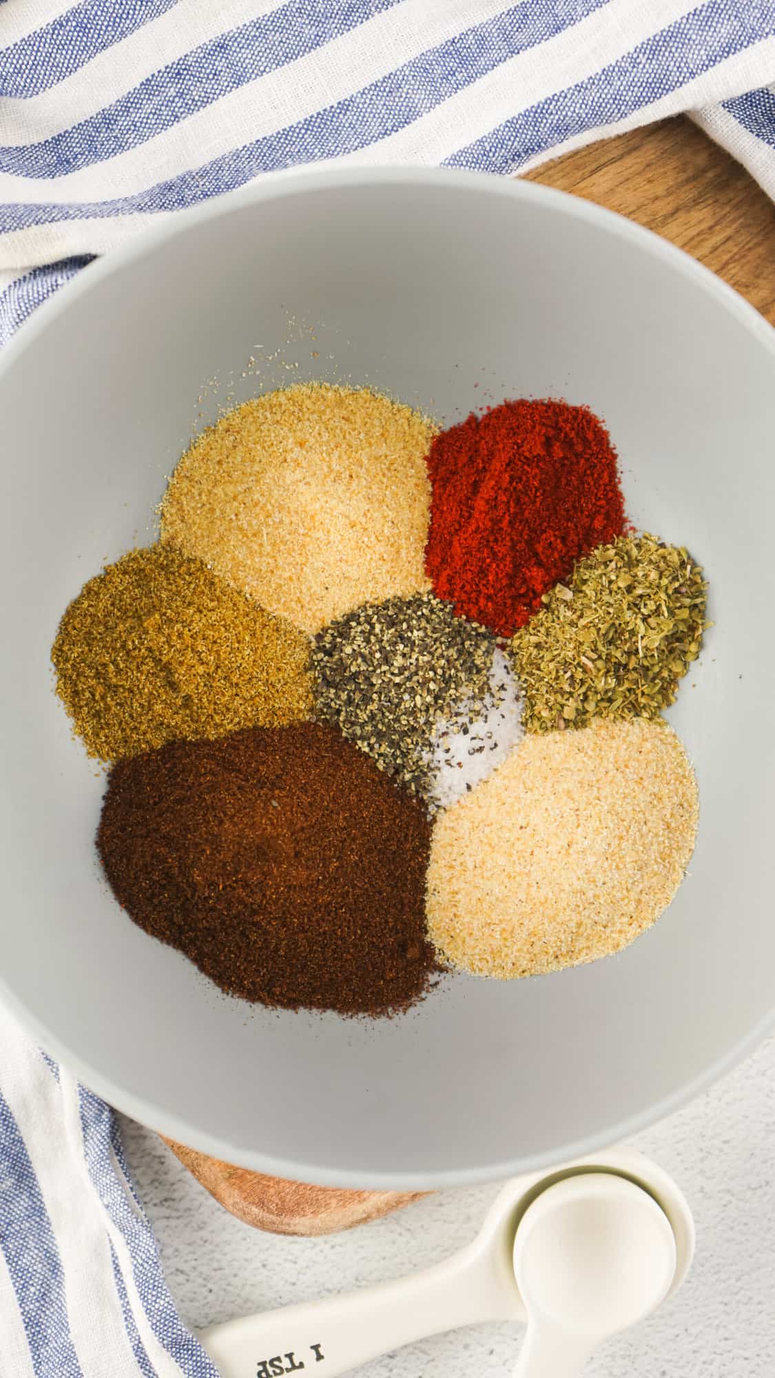 bowl of different taco seasonings
