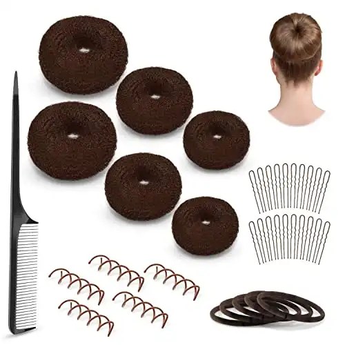 Fashion Hair Bun Maker Donut Magic Foam Sponge Easy Big