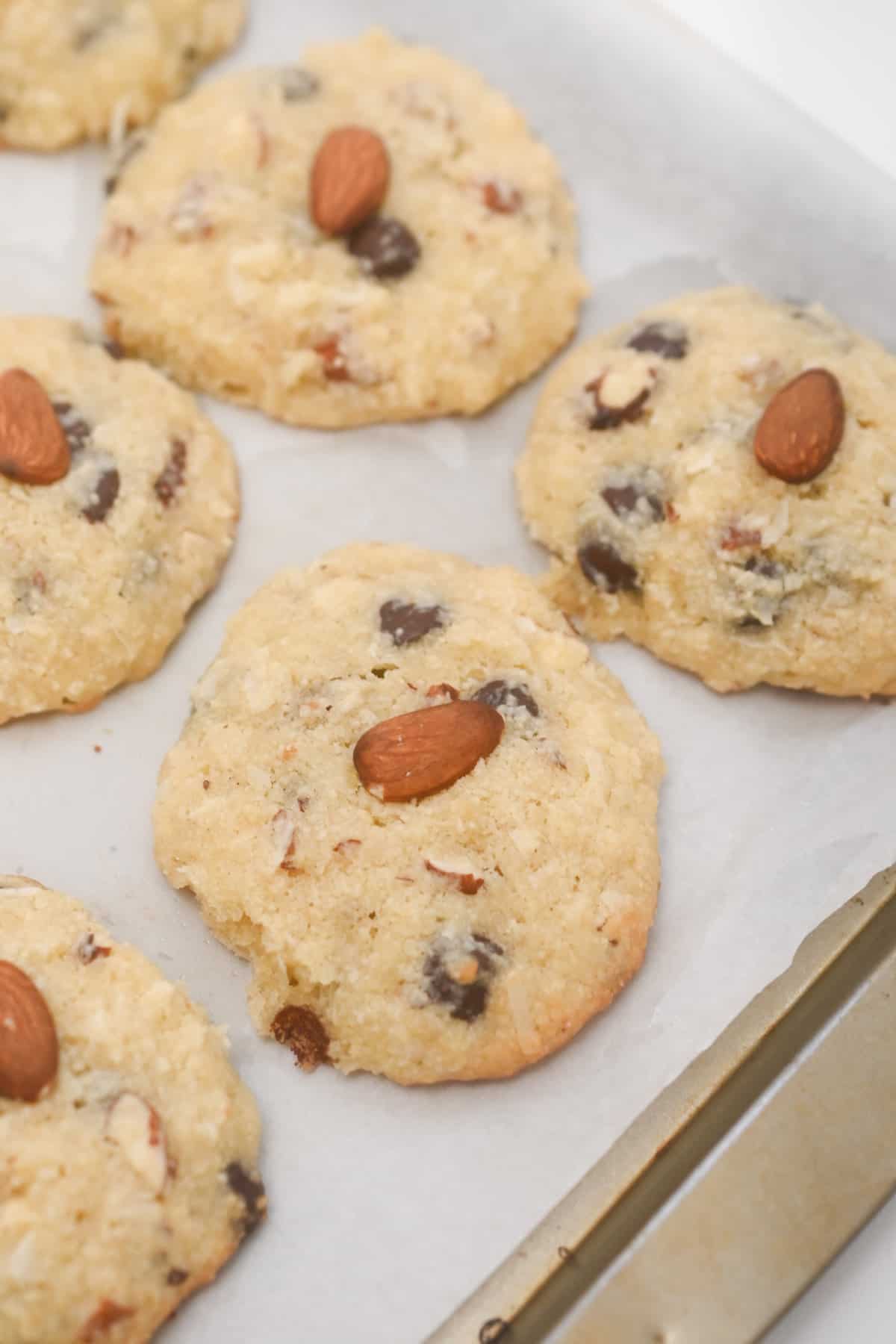 Best Keto almond joy cookies Low carb recipe A Sparkle of Genius