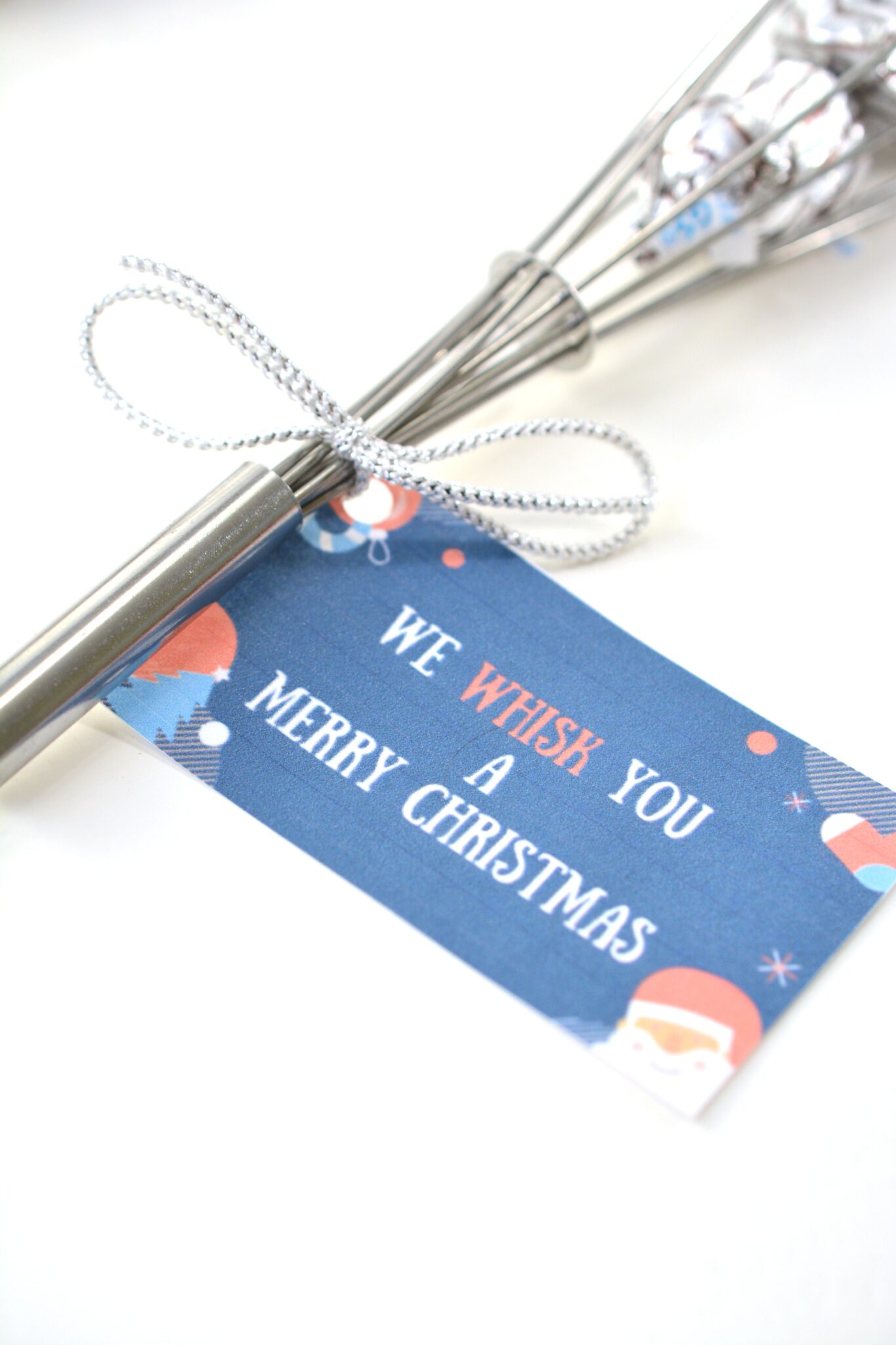 add ribbon to we whisk you a merry christmas printable